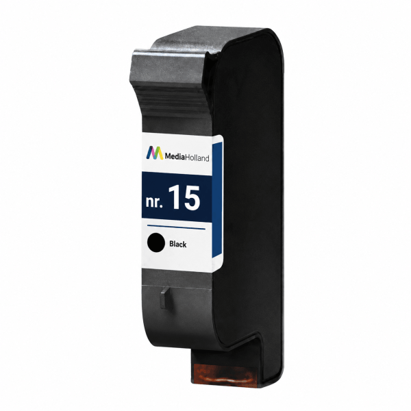 nr.15 Huismerk inktpatroon Zwart 40 ml.