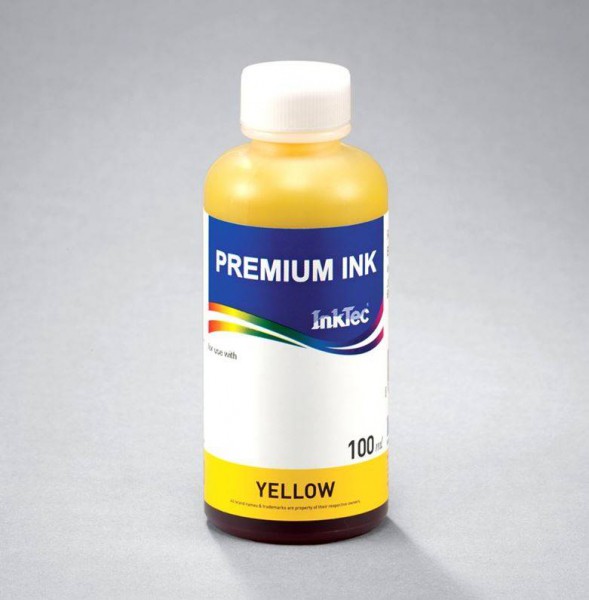 Brother Dye refill inkt Inktec 100 ml. flacon geel