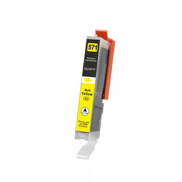 CLI-571Y Huismerk inktpatroon geel met chip 15 ml