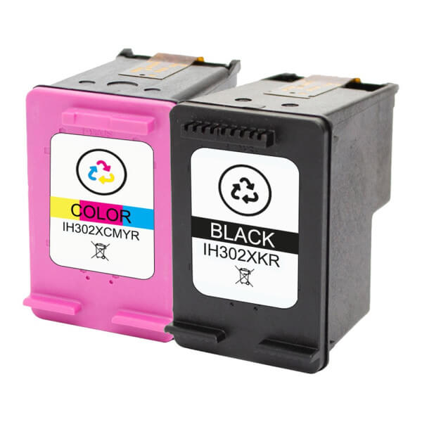 nr.302XL Huismerk inktpatronen Set Kleur en Zwart