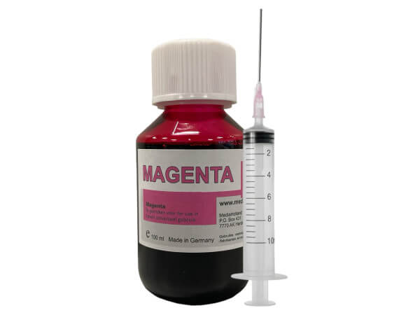 Dye Refill Inkt universeel voor HP Magenta 100 ml