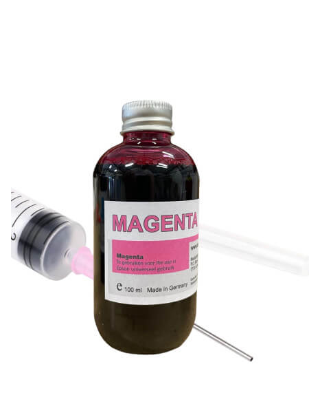 Dye Refill Inkt universeel voor Epson Magenta 100 ml