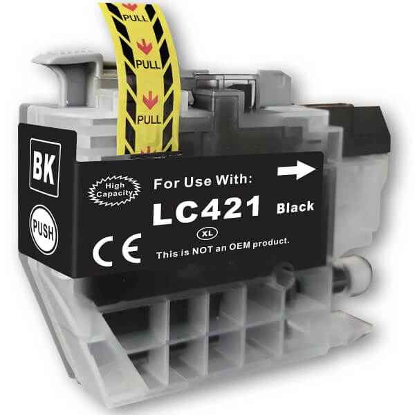 LC421XL Huismerk inktpatronen LC-421 Zwart 12 ml