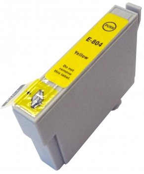 T0804 compatible inktpatroon geel met chip 15 ml