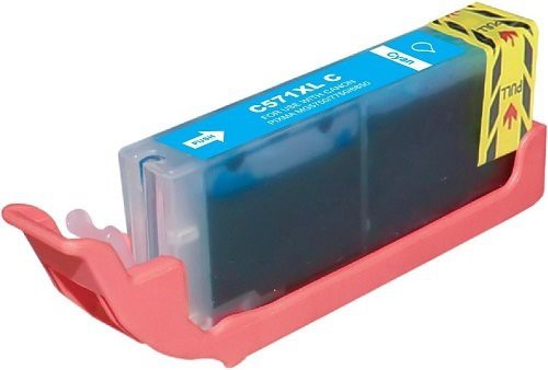 CLI-571C Huismerk inktpatroon cyaan met chip 15 ml