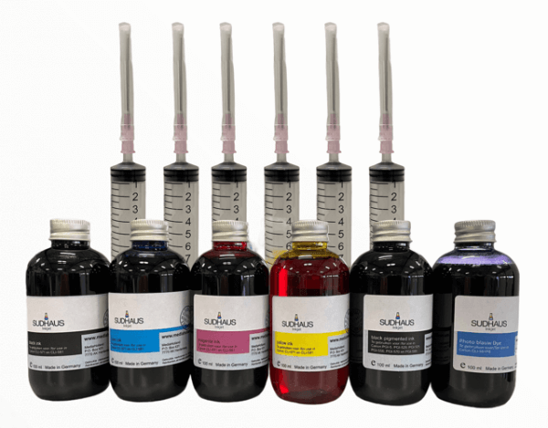 Pigment/Dye Refill Inkt voor Canon CLI-581/PGI-580 Set 6 kleuren
