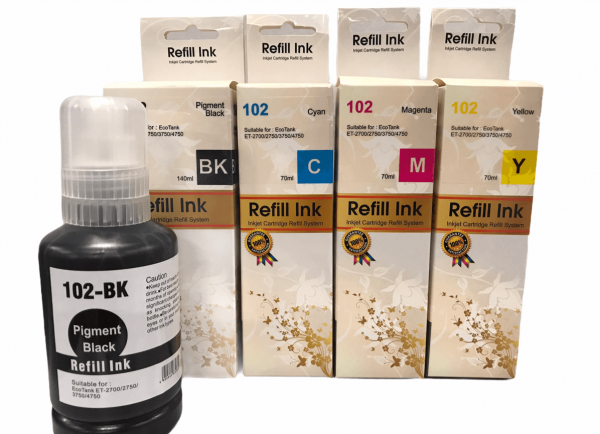 Epson 102 Huismerk Refill kit voor EcoTank Printer
