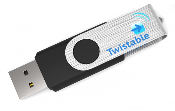 USB Stick Twister met eigen logo