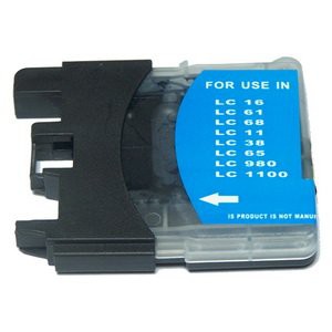 LC1100/LC980 compatible inktpatroon cyaan 18 ml