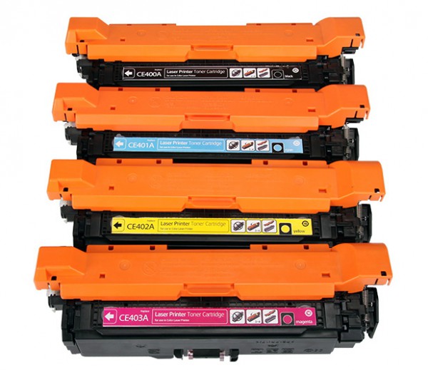 Toners Huismerk 507X-507A CE400X, CE401A, CE402A en CE403A Set van 4 stuks