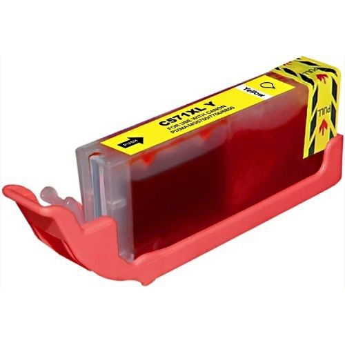 CLI-571Y Huismerk inktpatroon geel met chip 15 ml