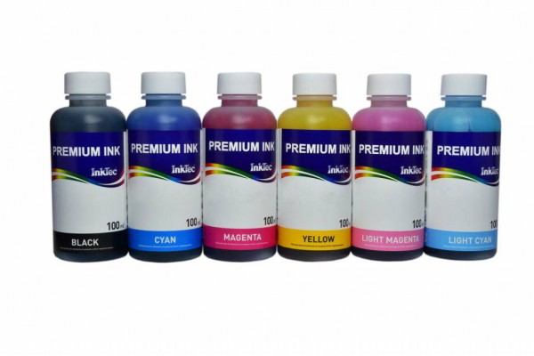 CLI-551, CLI-541, CLI-546, BCI-3, BCI-6 Dye/Pigment refill inkt 100 ml. Set 6 kleuren
