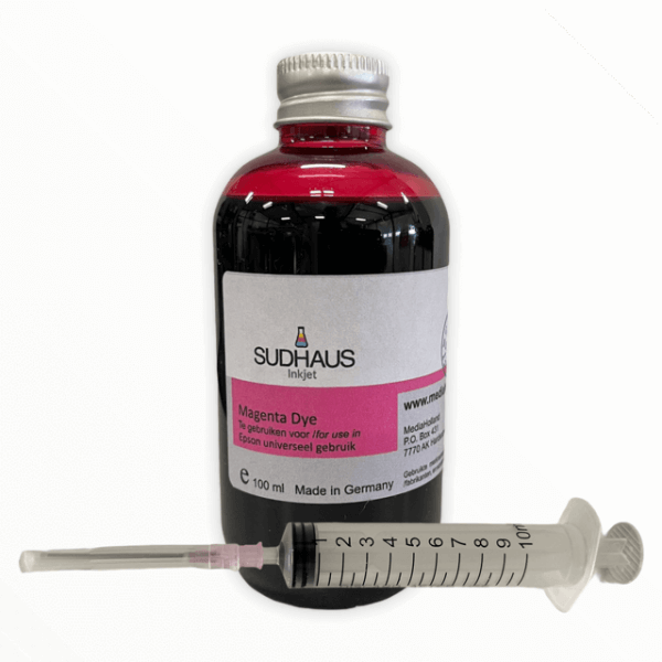 Dye Refill Inkt universeel voor Epson Magenta 100 ml