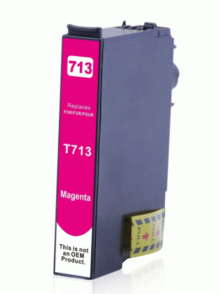 T0713 compatible inktpatroon magenta met chip 15 ml