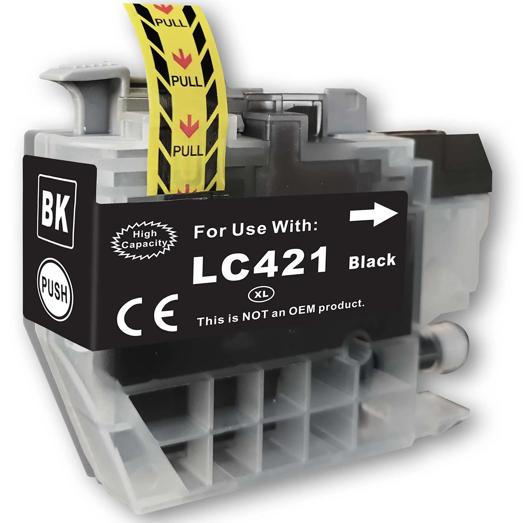 LC421XL Huismerk inktpatronen LC-421XL Zwart 12 ml | MediaHolland