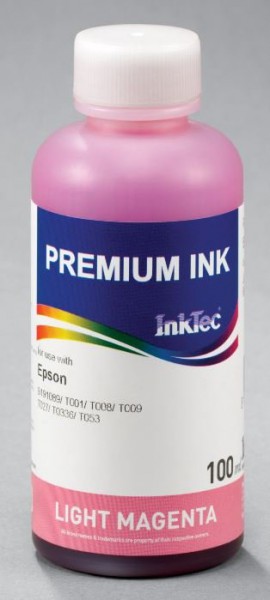 Dye navul refill inkt Inktec 100 ml. flacon licht magenta