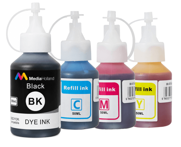 BT5000 - BT6000 Huismerk Refill kit geschikt voor Brother Multipack 4 kleuren voor DCP-T220, T225, T