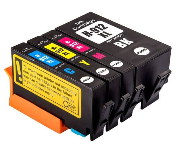 912XL Huismerk Cartridges Geschikt voor HP Set van 4 kleuren